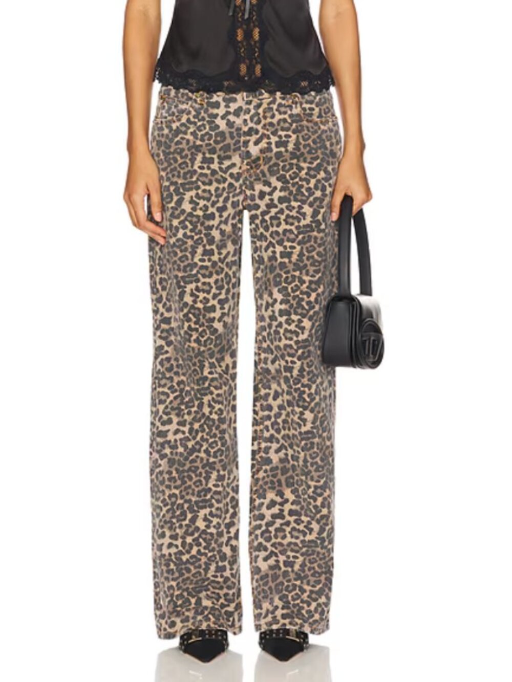 Lioness Top Model Jean in Leopard Print